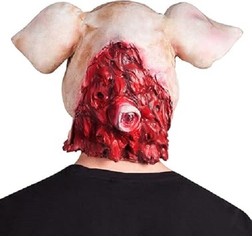 Horror Pig- Horror Mask for Adults Made of Latex, Mask for Halloween and Carnival - Image 2