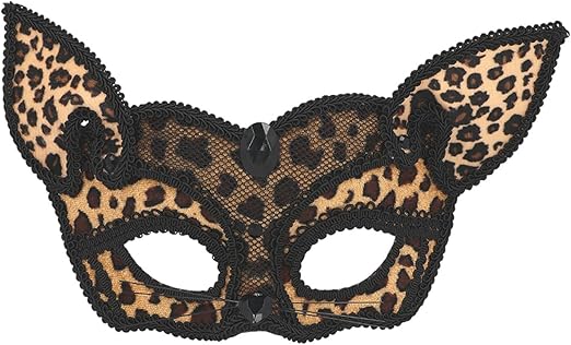 Wild Cat Eye Mask for Costume Accessory for Halloween, Masquerades, Fancy Dress, Carnival and Themed Parties - Image 3