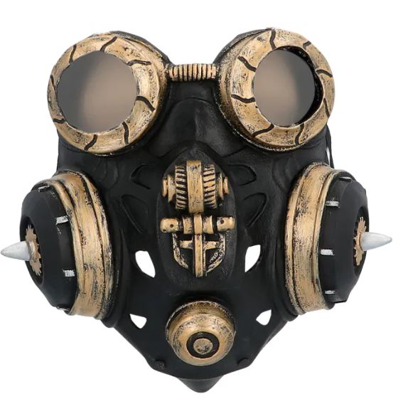Gas Master- Horror Mask for Adults Made of Latex, Mask for Halloween and Carnival - Image 2
