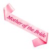 Pink Mother of Bride with Red Dot Text