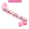 Pink Mother of the Bride with Black Text