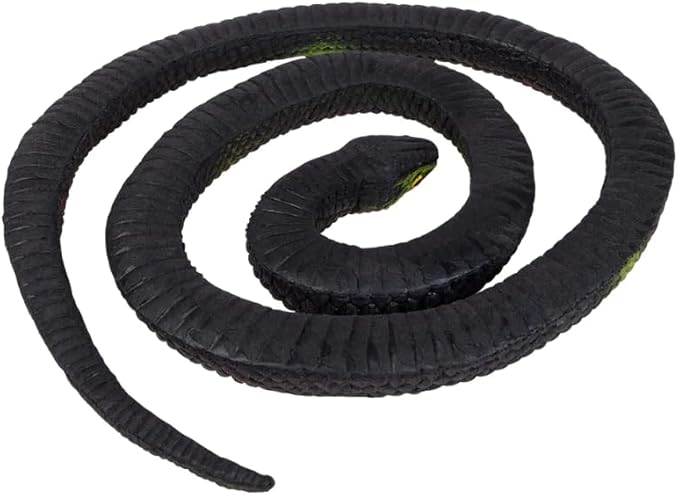 Rubber Python Halloween Decor or Spooky Graveyard Ground Decoration - Image 3