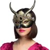 Voodoo Eye Mask for Costume Accessory for Halloween, Masquerades, Fancy Dress, Carnival and Themed Parties