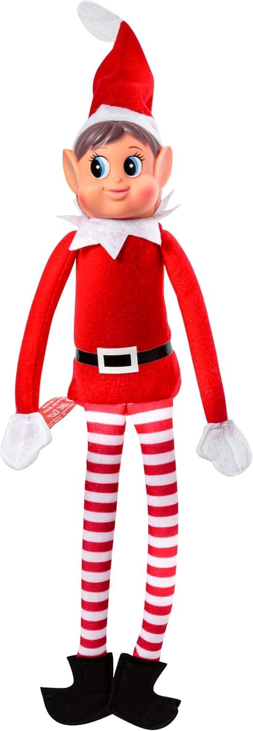 Red Girl Vinyl Face Elf - Pack of 3 - Image 2