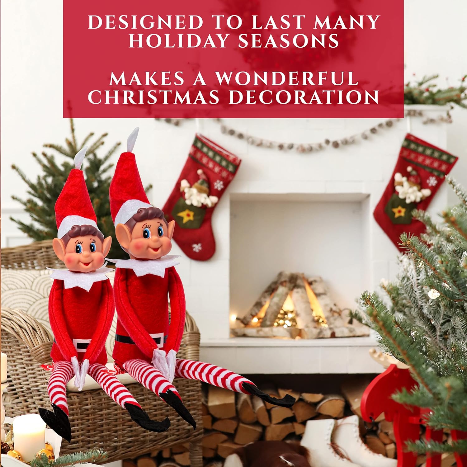 Red Boy Vinyl Face Elf - Image 10