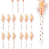 Glitz Rose Gold Fountain Candles, Pack of 15