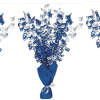 Birthday Balloon Weight Spray Centrepiece - 16th Blue & Silver