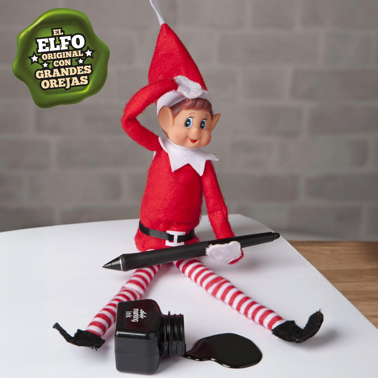 Red Boy Vinyl Face Elf - Image 2