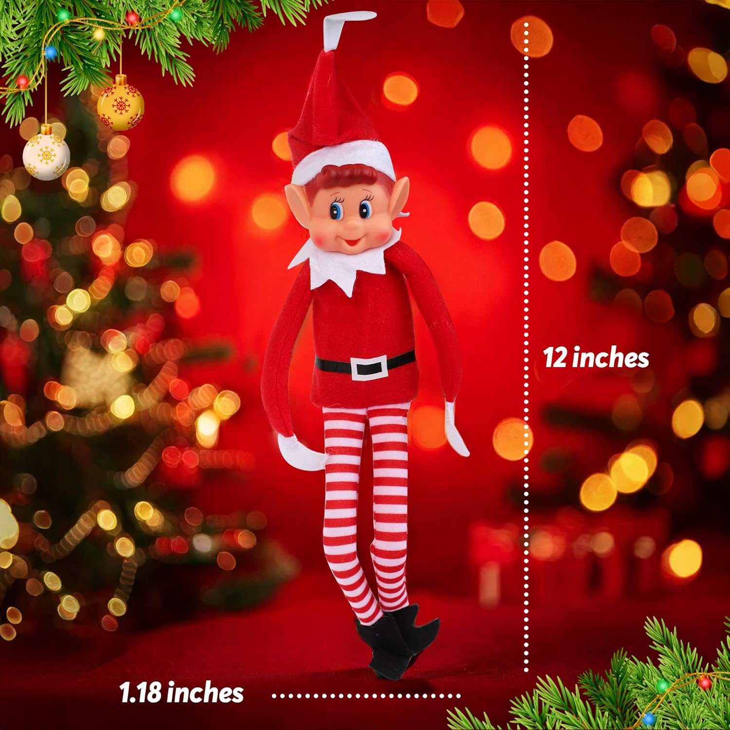 Red Boy Vinyl Face Elf - Image 3