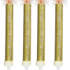 Glitz Gold Fountain Candles, Pack of 4
