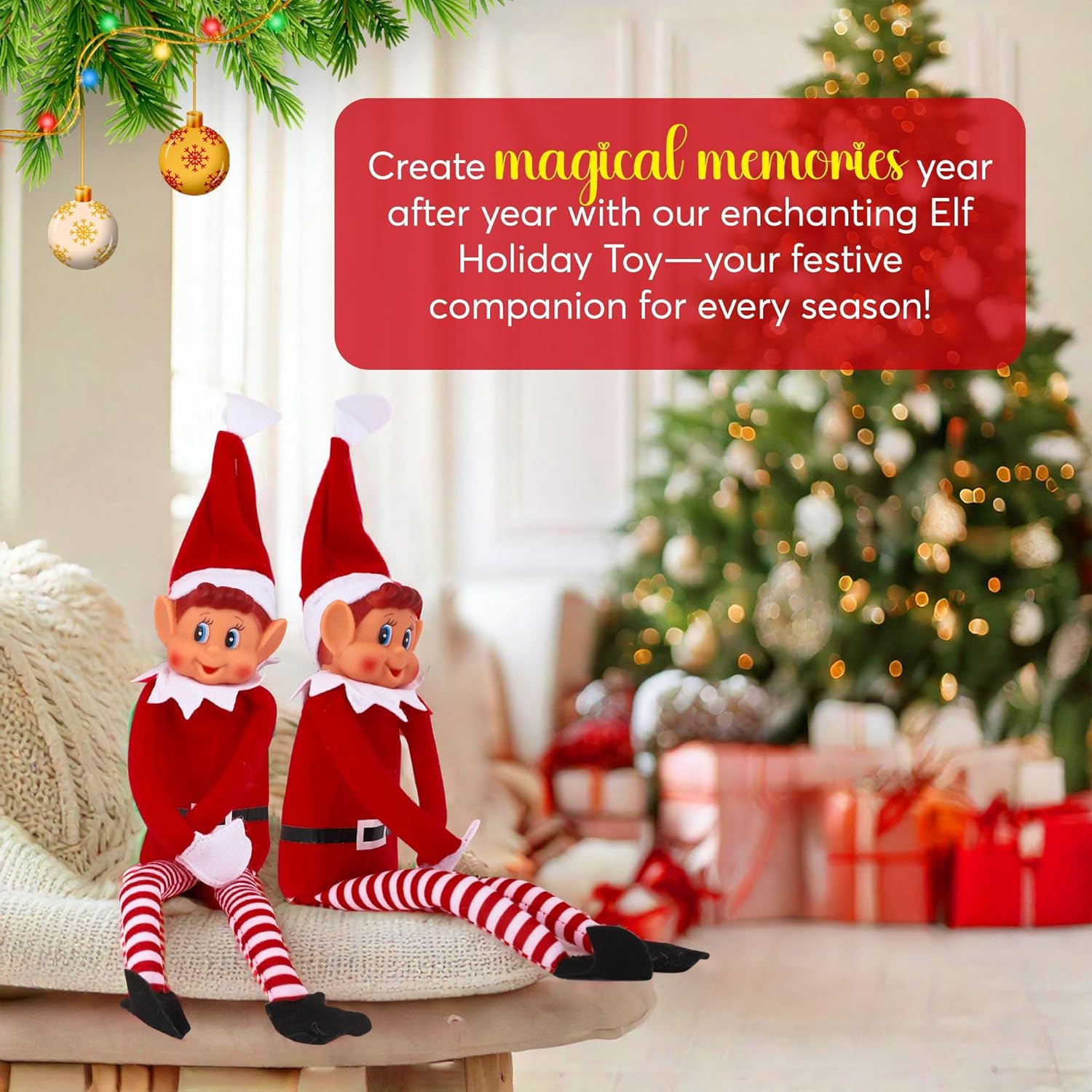 Red Boy Vinyl Face Elf - Image 6