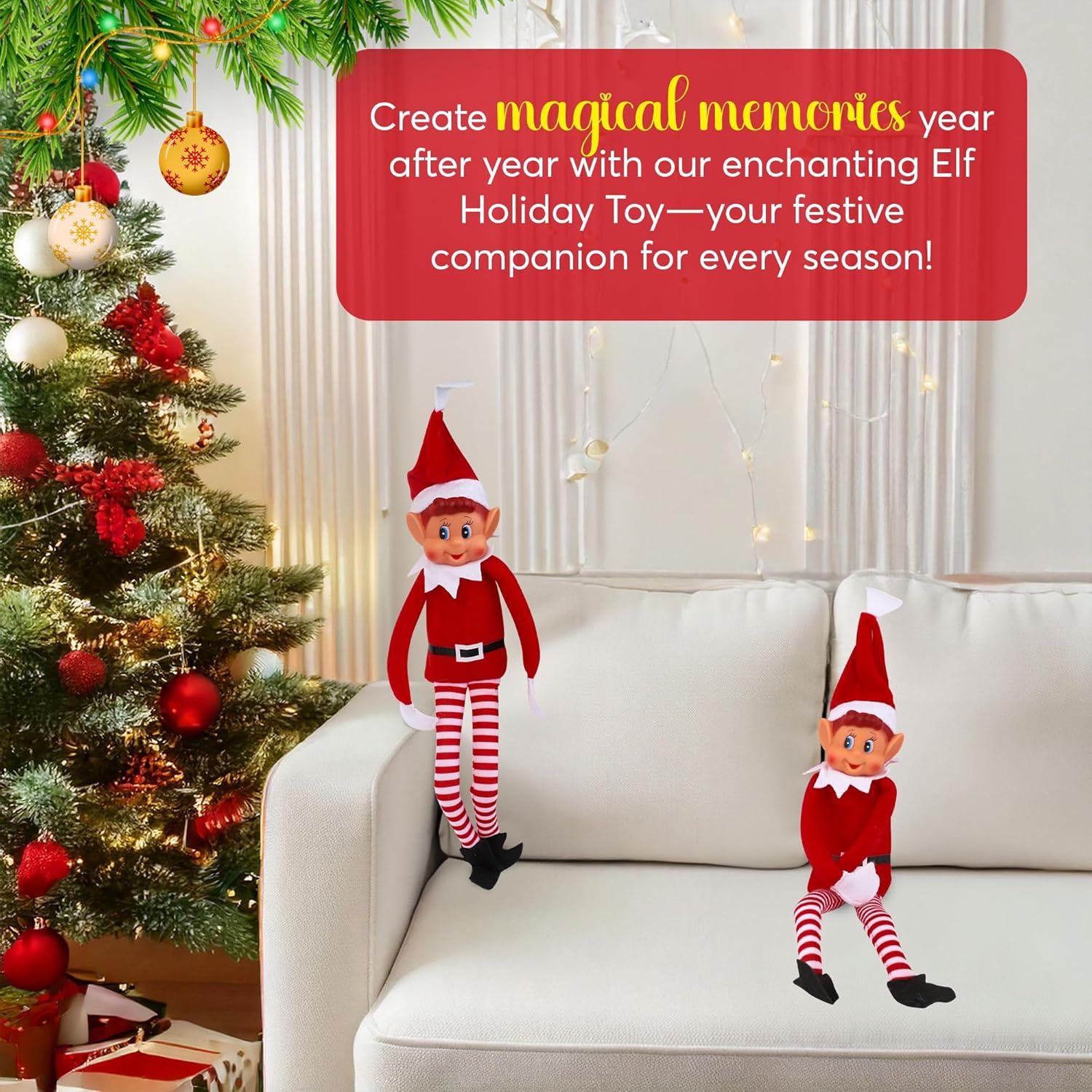 Red Boy Vinyl Face Elf - Image 7
