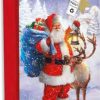 3 x Christmas Bags with Handle for Gifting - Multicolor, L-Design2