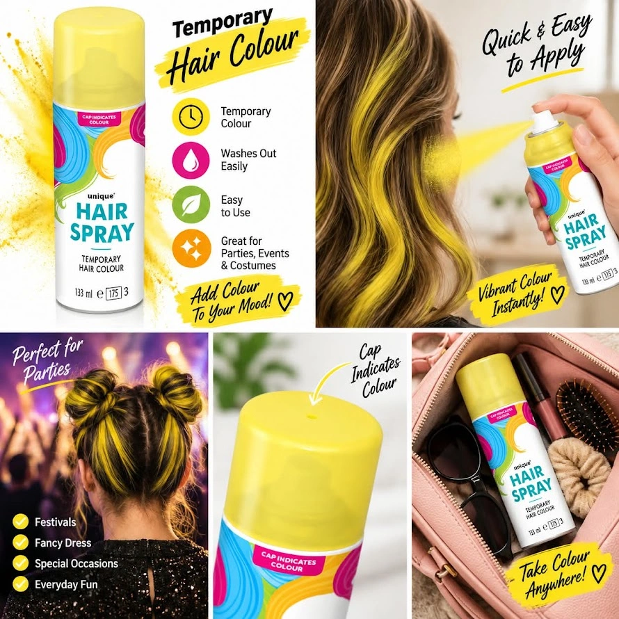 Yellow Hair Spray - Image 2