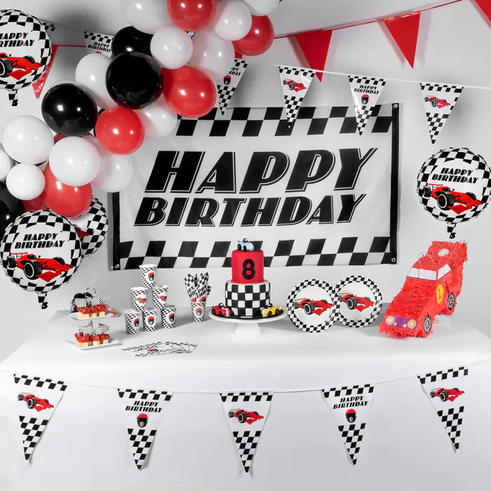 Racing Car Party Flag - Image 2