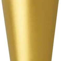 Paper Cups - 266 ml - Gold- Pack of 14