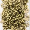72 Piece Gold Christmas Metallic Gift Bows with Peel-Off Self-Adhesive Backing