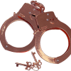 Rose Gold Zinc Metal Hand Cuffs