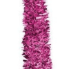 11cm Christmas Hot Pink Tinsel Garland Pack of 3