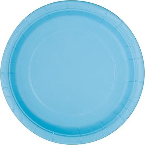 Baby Blue Disposable Party Tableware Set - Image 4