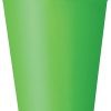 Paper Cups - 266 ml - Lime Green- Pack of 14