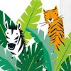 Animal Safari Luncheon Napkins 33cm 2Ply - Pack of 16