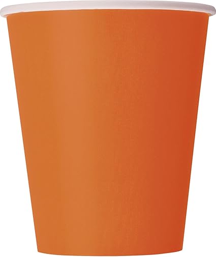 Orange Disposable Party Tableware Set - Image 5
