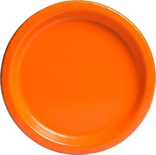 Orange Disposable Party Tableware Set - Image 4
