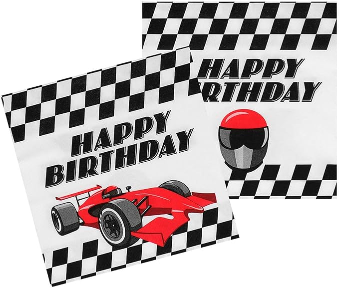 Racing Car Party Napkins