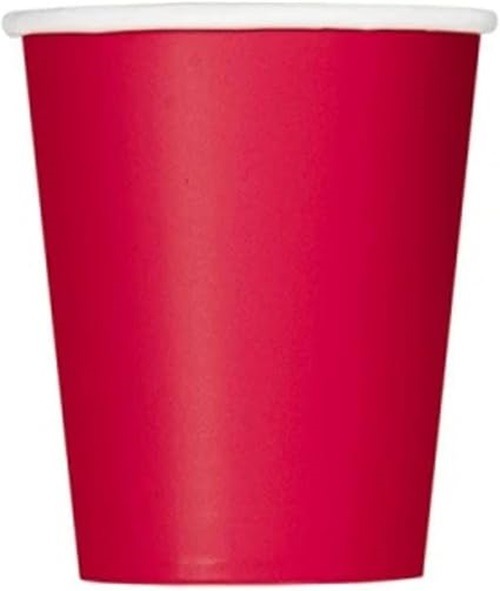 Red Disposable Party Tableware Set - Image 2