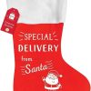 Special Delivery Santa Christmas Stocking