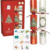 Trad Foliage Traditional Christmas Crackers 8x12" (XAPGS503)