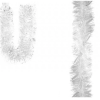 11cm Christmas White Tinsel Garland Pack of 3
