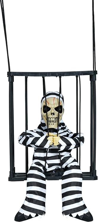 Imprisoned Skeleton Light Sound and Move 24x27 cms - Image 2