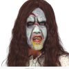 Girl Possessed Latex With Hair Mask
