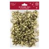 Set of 2 Gold Metallic Bows - Pack of 16