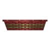 Rectangular Xmas Basket Red