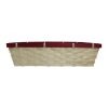 Rectangular Xmas Basket Cream