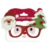 Glitter Xmas Tree Glasses