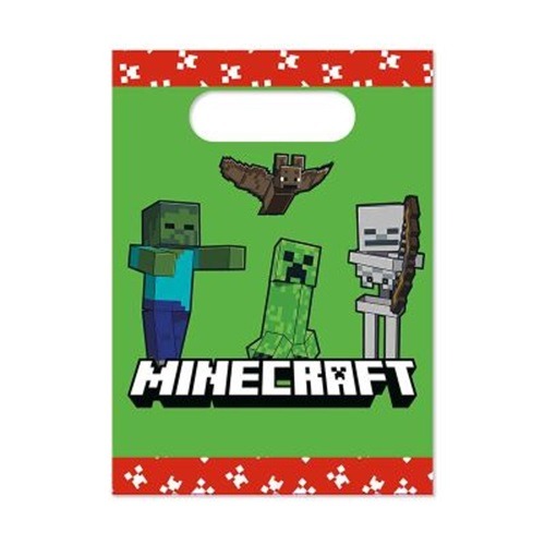 Minecraft Paper Party Bags