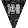 100th Black Glitz Bunting