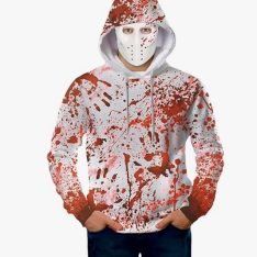 Bloody Hoodie Costume with Mask