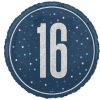 Glitz Blue16th Birthday Foil Balloon 45cm