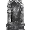 Tombstone Flying skull 'RIP'