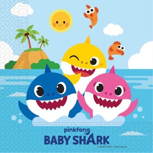 Baby Shark Paper Napkins