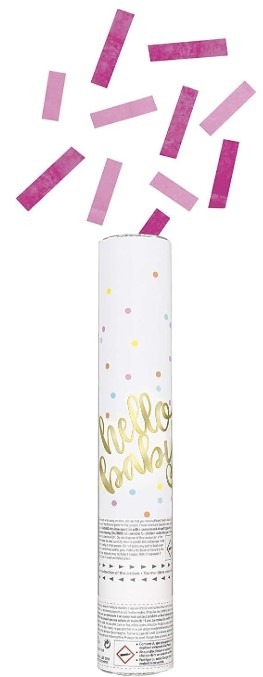 Pink Confetti Cannon - Pack of 3 - Image 2