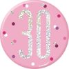 Glitz Pink Age 30 Badge