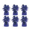 6 x Purple Helium Latex Balloon Weight with Ribbon Roll