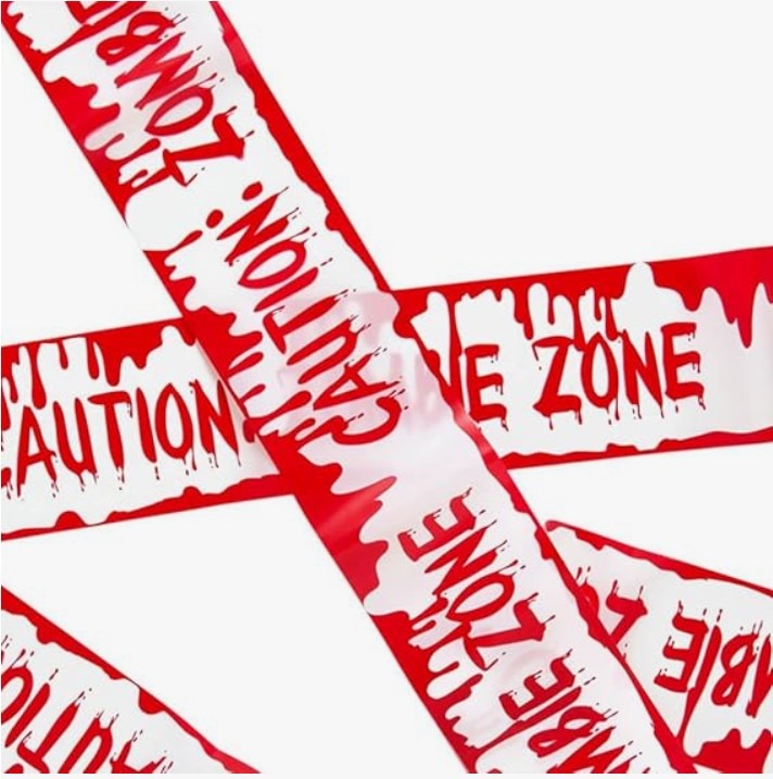 Bloody Scary Tape Decoration