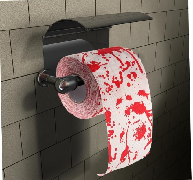 Bloody Toilet Roll